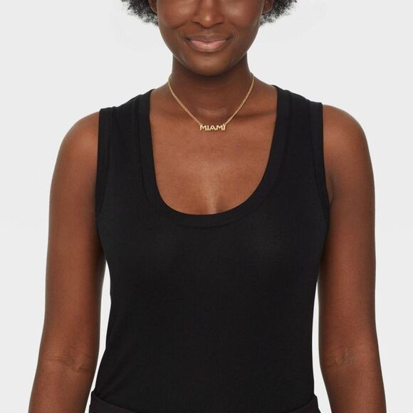 Luv Aj - Bijoux Sport by Luv Aj MLS Gold Plated Brass Namep Gold - Picture 2 of 4